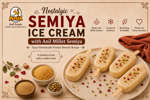 Nostalgic Semiya Ice Cream with Anil Millet Semiya – Easy Homemade Frozen Dessert Recipe