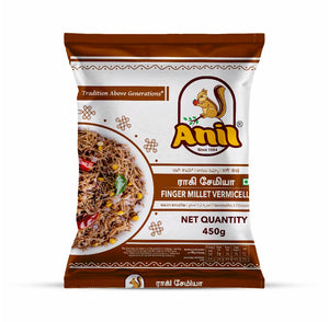 Anil Finger Millet Vermicelli 450g Front Side - Nutritious Ragi Vermicelli