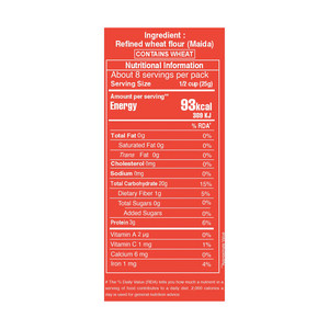 Anil roasted payasa vermicelli 200g | Nutritional information