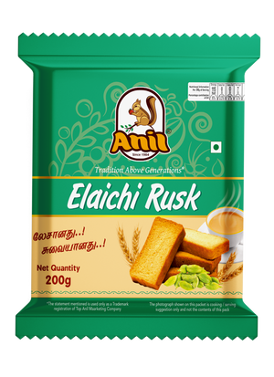 Anil elaichi rusk 200g front-side package