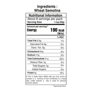 Anil Short cut vermicelli 400g | Nutritional information